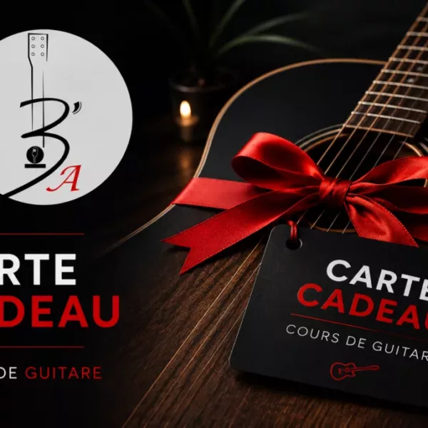 Carte Cadeau 5 cours de guitare